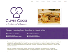 Tablet Screenshot of clever-cooks.co.uk